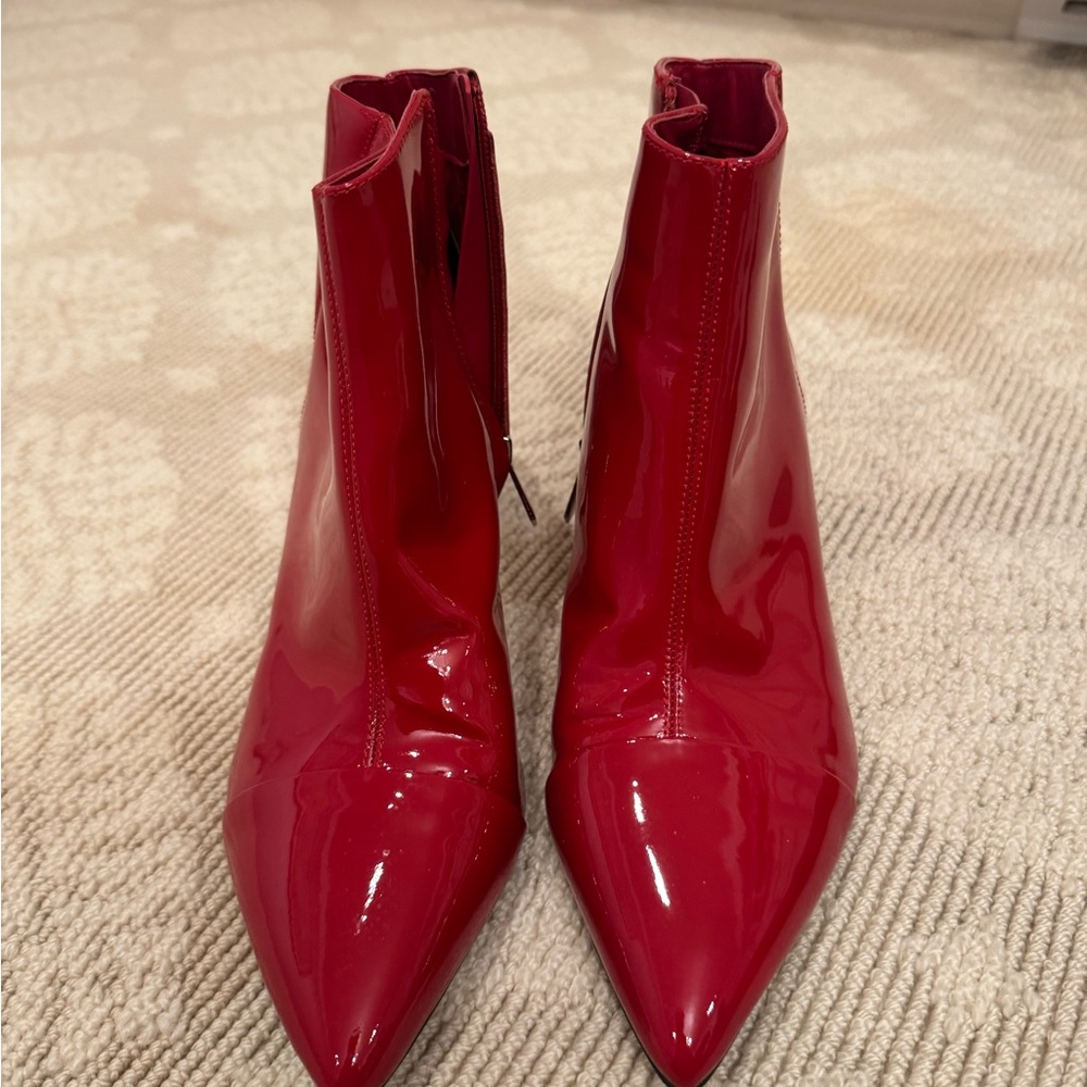 Sam Edelman Patent Leather Ankle Boots